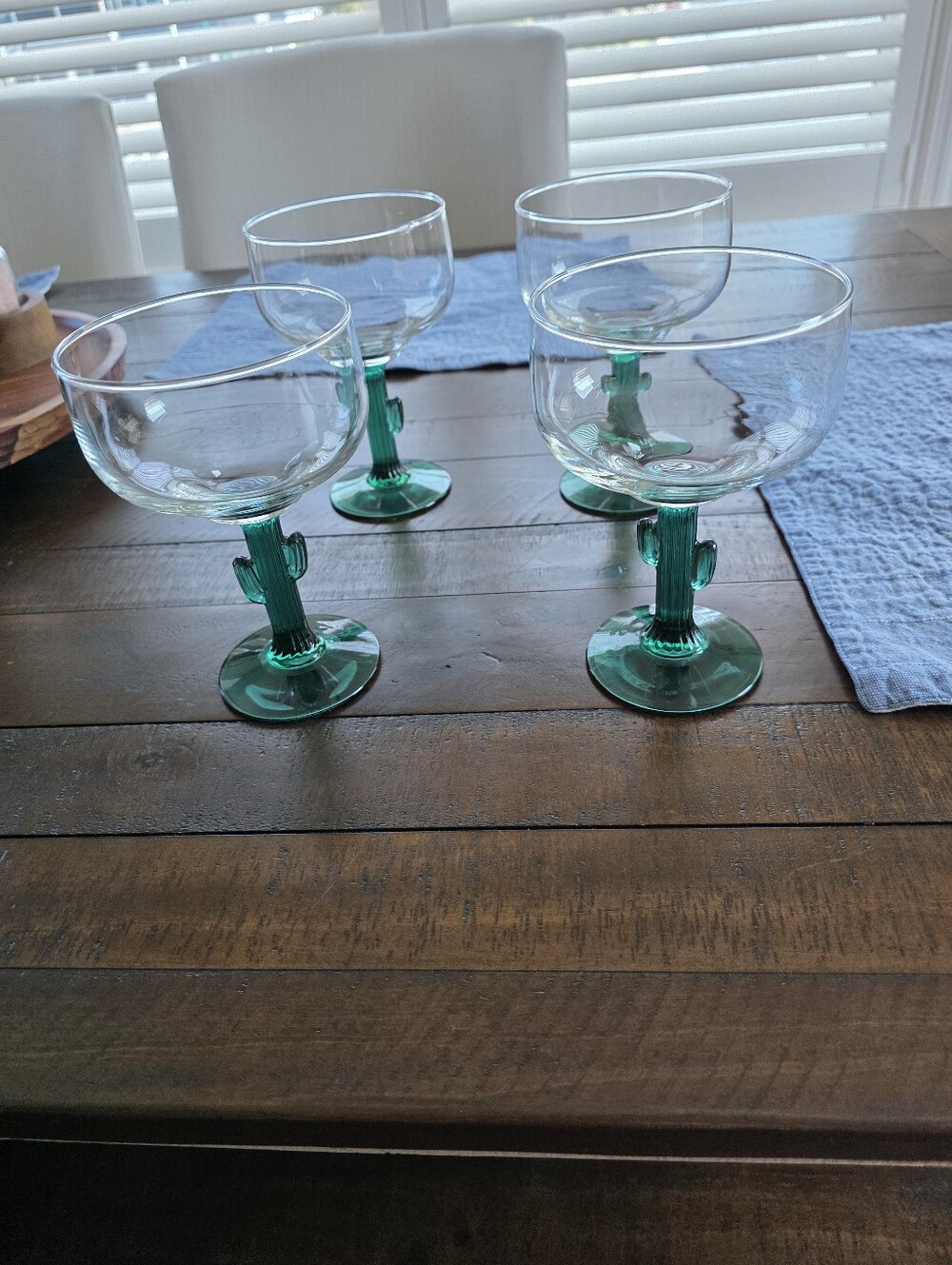 Cactus Margarita glasses Set Of Four